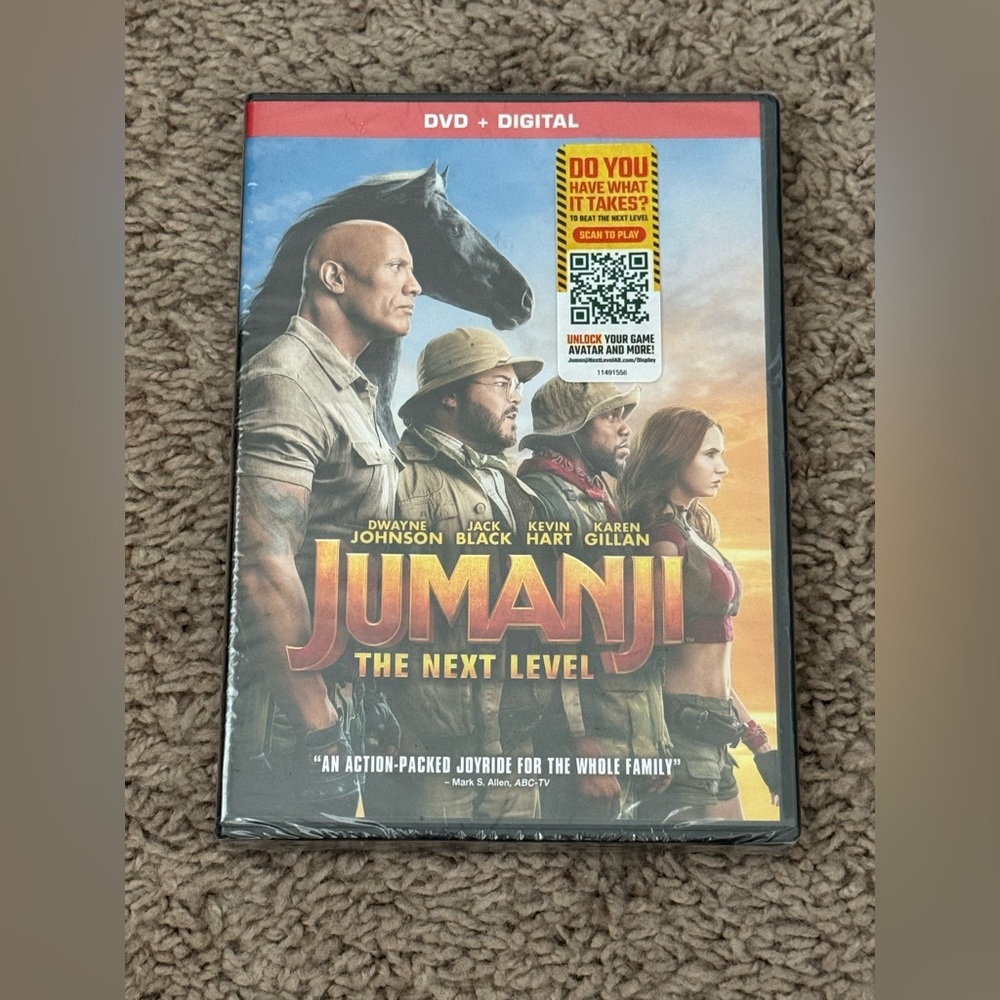 Jumanji: The Next Level DVD